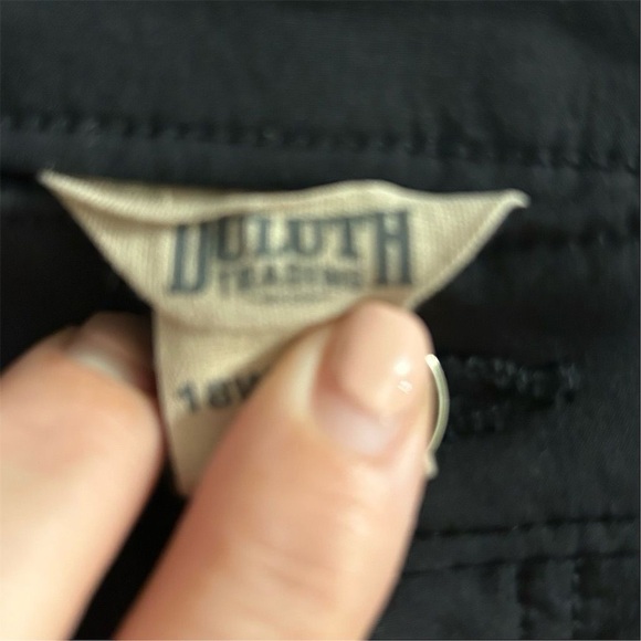 Duluth Trading Co Black Plus Size Pants - Picture 4 of 9